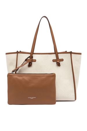 Marcella shopping bag in two-color canvas GIANNI CHIARINI | BS6850COMMCNVSE13931